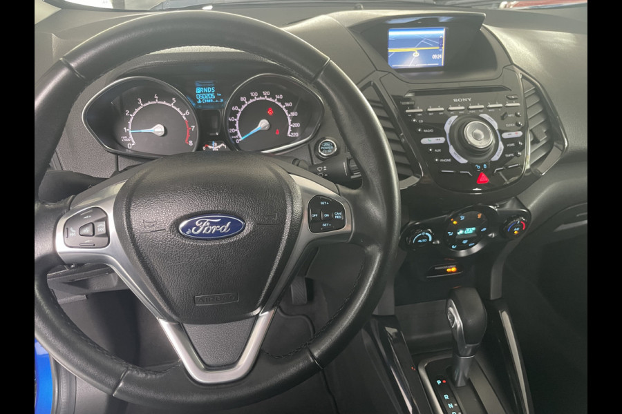 Ford EcoSport 1.5 Ti-VCT Titanium Achteruitrijcamera - Airco - Parkeersensoren achter - Keyless entry - Navigatie full map - dakrails - Mistlampen voor - Licht metalen velgen 16 inch - stuur leder Ford EcoSport 1.5 Ti-VCT Titanium Achteruitrijcamera - Airco - Parkeersensoren achter - Keyless entry - Navigatie full map - dakrails - Mistlampen voor - Licht metalen velgen 16 inch - stuur leder