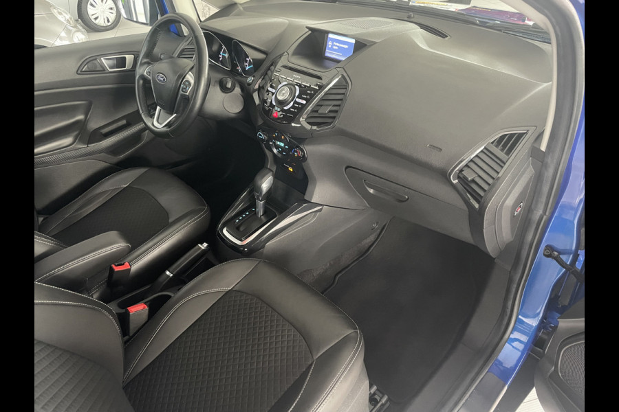 Ford EcoSport 1.5 Ti-VCT Titanium Achteruitrijcamera - Airco - Parkeersensoren achter - Keyless entry - Navigatie full map - dakrails - Mistlampen voor - Licht metalen velgen 16 inch - stuur leder Ford EcoSport 1.5 Ti-VCT Titanium Achteruitrijcamera - Airco - Parkeersensoren achter - Keyless entry - Navigatie full map - dakrails - Mistlampen voor - Licht metalen velgen 16 inch - stuur leder
