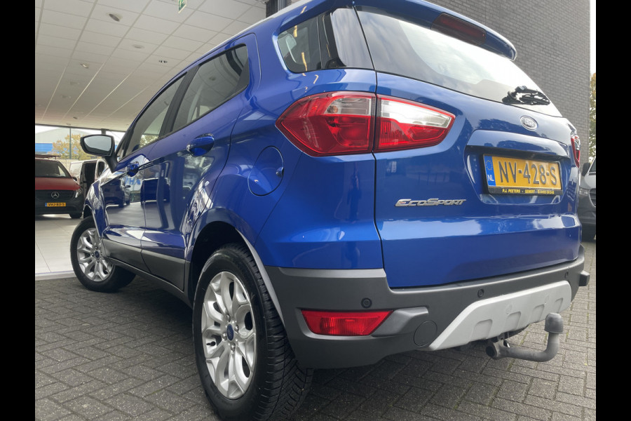 Ford EcoSport 1.5 Ti-VCT Titanium Achteruitrijcamera - Airco - Parkeersensoren achter - Keyless entry - Navigatie full map - dakrails - Mistlampen voor - Licht metalen velgen 16 inch - stuur leder Ford EcoSport 1.5 Ti-VCT Titanium Achteruitrijcamera - Airco - Parkeersensoren achter - Keyless entry - Navigatie full map - dakrails - Mistlampen voor - Licht metalen velgen 16 inch - stuur leder