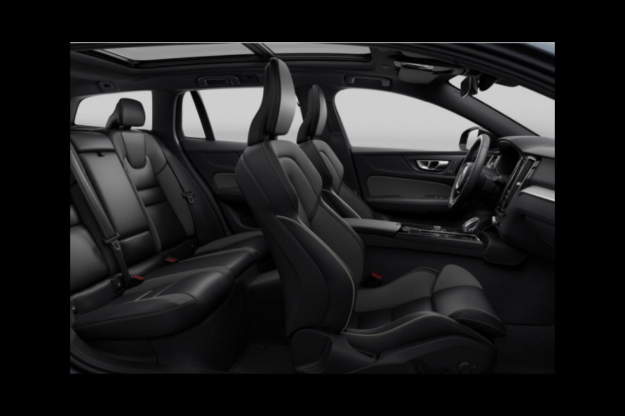 Volvo V60 T6 350PK Automaat AWD Ultra Dark / Long Range / 360 Camera / Harman Kardon audio / Head-up display / Panorama dak / Apple carplay / Android auto /