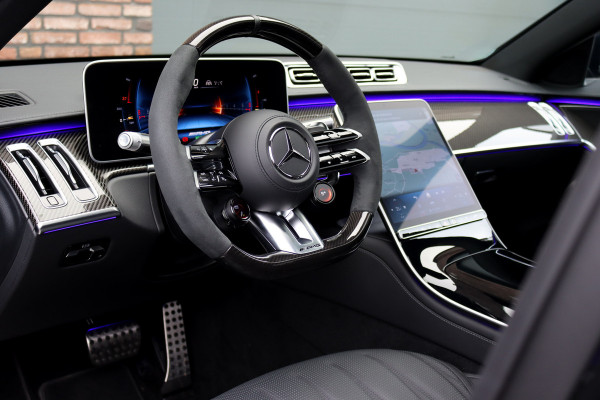 Mercedes-Benz S-Klasse AMG 63 S E Performance Aut9 | 802pk | Carbon | Achterasbesturing | Distronic+ | Airmatic | Stoelventilatie | Panoramadak | Vlakkenverwarming | Digital Light | Nappa Leder | Burmester |