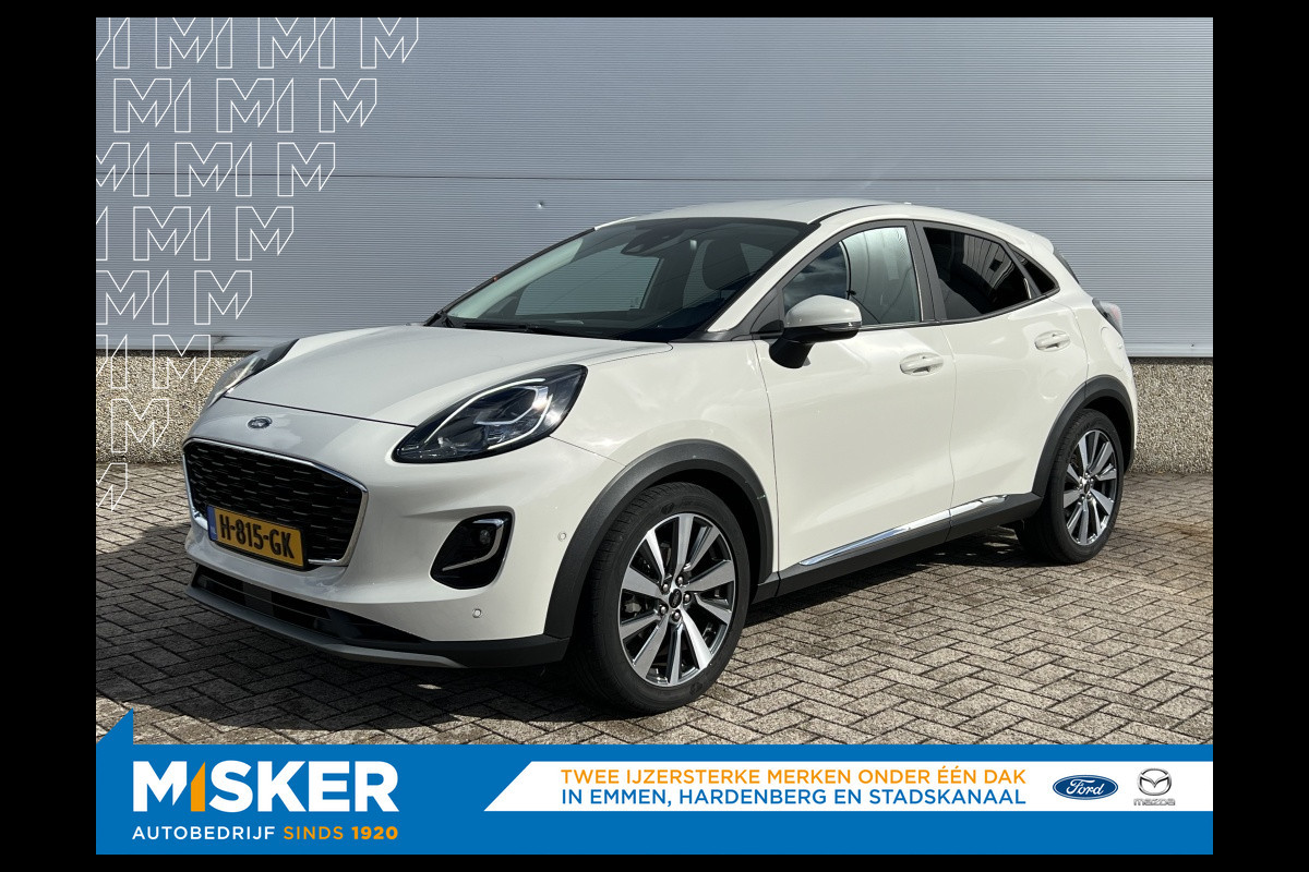 Ford Puma 1.0 EB Hyb Tit. X FE TREKHAAK! DRIVERPACK! WINTERPACK! Ford Puma 1.0 EB Hyb Tit. X FE TREKHAAK! DRIVERPACK! WINTERPACK!