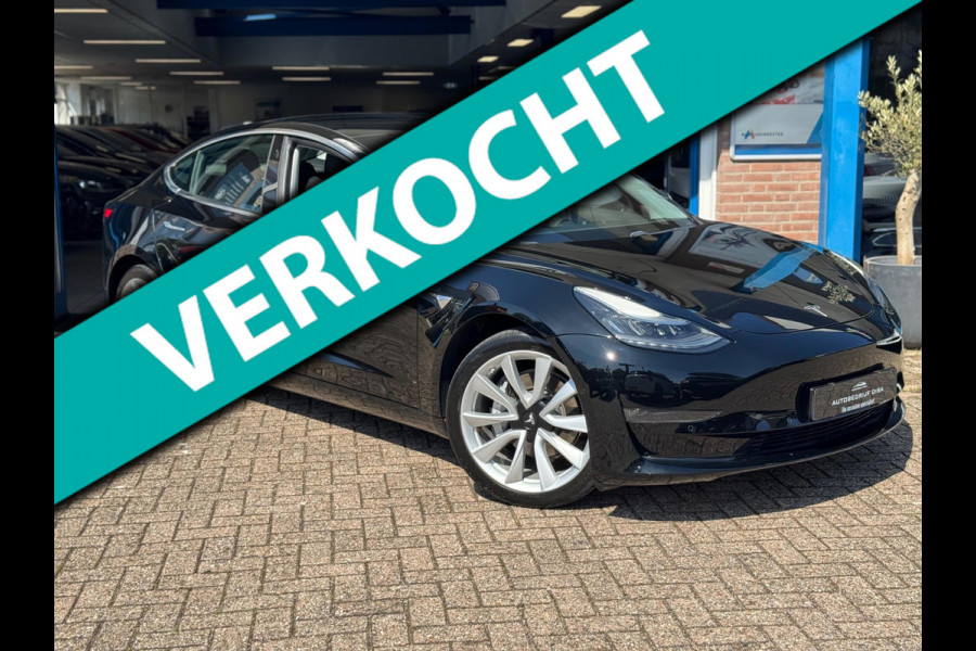 Tesla Model 3 Long Range AWD 75 kWh 2019 ZWART NAVI NAP