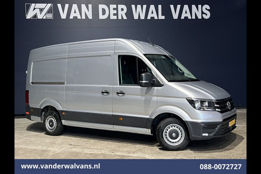 Volkswagen Crafter 2.0 TDI 141pk L3H3 L2H2 Euro6 Airco | Camera | Apple Carplay | Android Auto Parkeersensoren, Bijrijdersbank, 3000kg trekvermogen, zilver
