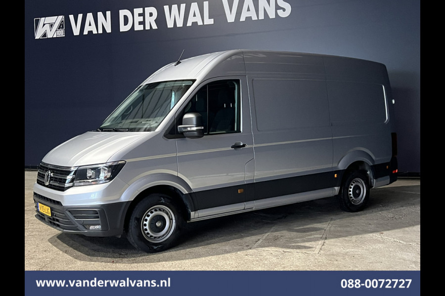 Volkswagen Crafter 2.0 TDI 141pk L3H3 L2H2 Euro6 Airco | Camera | Apple Carplay | Android Auto Parkeersensoren, Bijrijdersbank, 3000kg trekvermogen, zilver