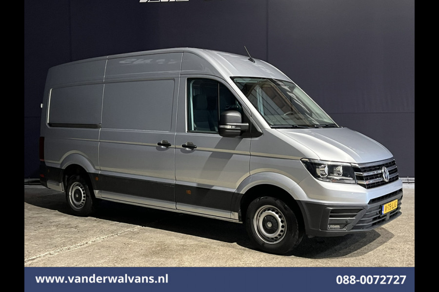 Volkswagen Crafter 2.0 TDI 141pk L3H3 L2H2 Euro6 Airco | Camera | Apple Carplay | Android Auto Parkeersensoren, Bijrijdersbank, 3000kg trekvermogen, zilver