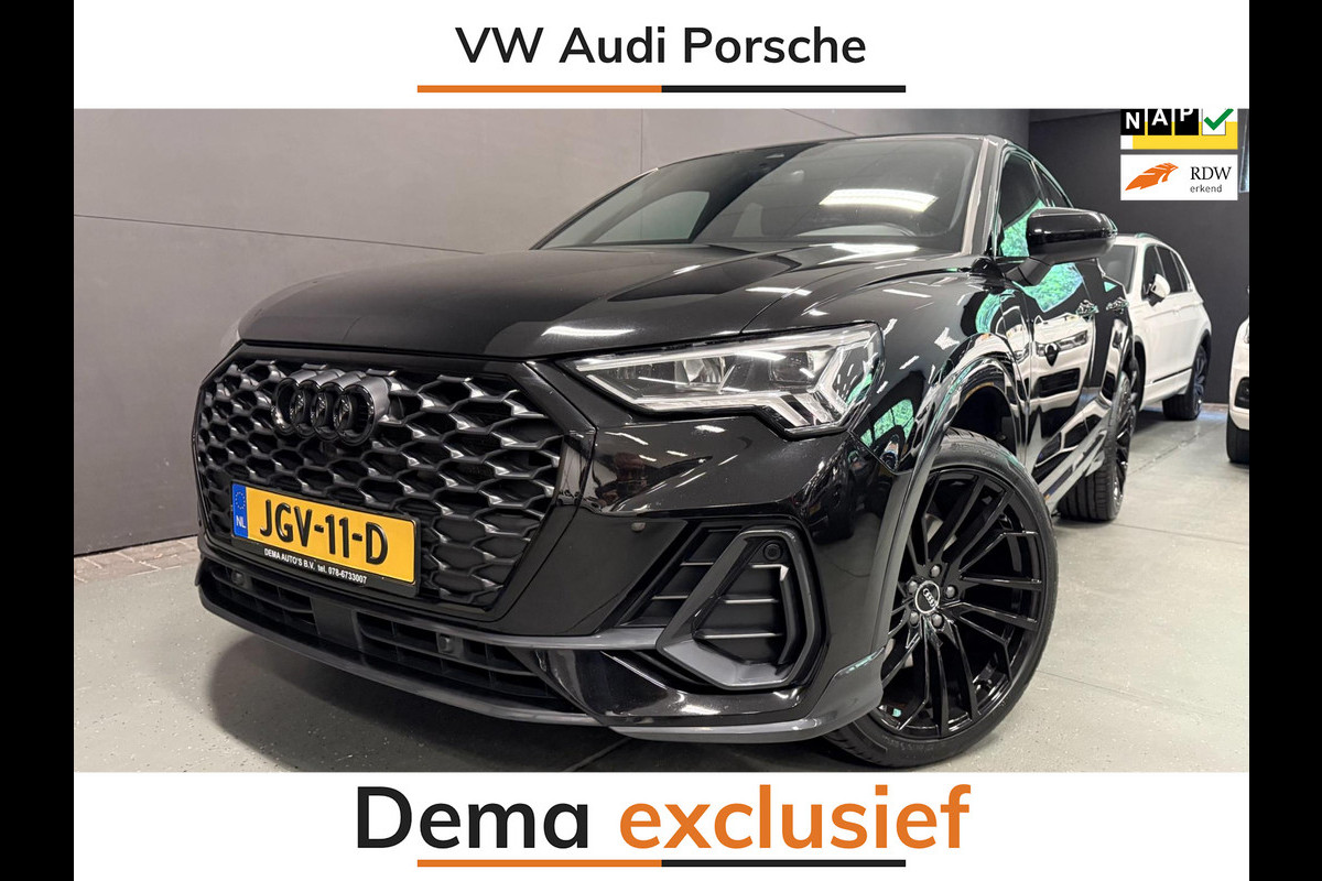 Audi Q3 Sportback 45 TFSI e 2 X S-LINE BLACK-LINE 20'' NAVI/DAB/CARPLAY/CAM/CRUISE/LED/ECC/PDC/// Audi Q3 Sportback 45 TFSI e 2 X S-LINE BLACK-LINE 20'' NAVI/DAB/CARPLAY/CAM/CRUISE/LED/ECC/PDC///