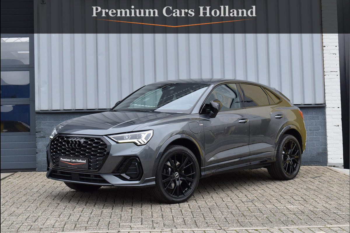 Audi Q3 Sportback 45 TFSI e S-Line 245 Pk Leder Memory Sfeer Navi Matrix 20 Inch Black Audi Q3 Sportback 45 TFSI e S-Line 245 Pk Leder Memory Sfeer Navi Matrix 20 Inch Black