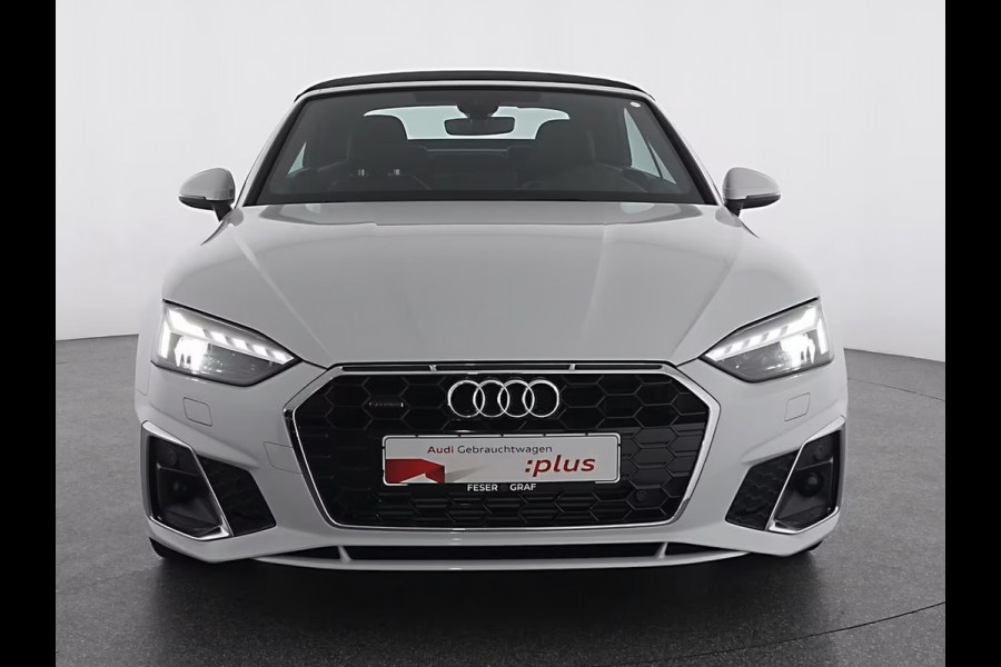 Audi A5 Cabriolet 40 TFSI Quattro S-LINE ** MATRIX, VIRTUAL, ACC, B&O, 19-inch LMV, NEKVERW, KEYLESS ** 1e EIG - UNFALLFREI ** ** INFORMEER OOK NAAR ONZE AANTREKKELIJKE FINANCIAL-LEASE TARIEVEN **