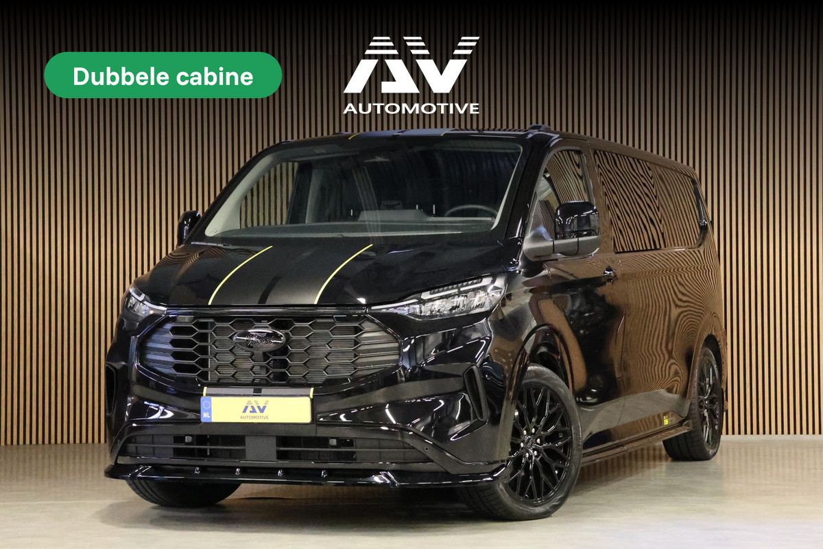 Ford Transit Custom 320 2.0 TDCI L2H1 DC Limited 170 PK | BPM VRIJ | ACC | Blind Spot | Navigatie | Camera | CarPlay | Lane Assist | Stoelverwarming | Raptor Edition | Trekhaak | 6-Zitter | MODELJAAR 2025 | BPM VRIJ |  Dubbel Cabine Ford Transit Custom 320 2.0 TDCI L2H1 DC Limited 170 PK | BPM VRIJ | ACC | Blind Spot | Navigatie | Camera | CarPlay | Lane Assist | Stoelverwarming | Raptor Edition | Trekhaak | 6-Zitter | MODELJAAR 2025 | BPM VRIJ |  Dubbel Cabine