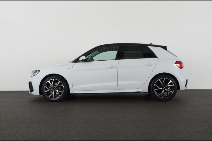 Audi A1 Sportback 30 TFSI S line > 116pk/Zwart dak/17inch/Glacier White/stoelverwarming...