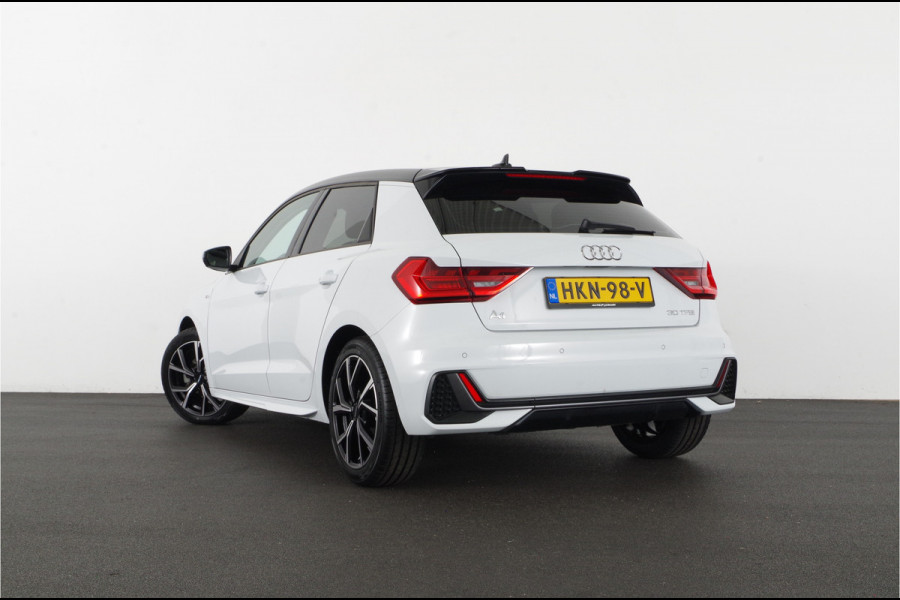 Audi A1 Sportback 30 TFSI S line > 116pk/Zwart dak/17inch/Glacier White/stoelverwarming...