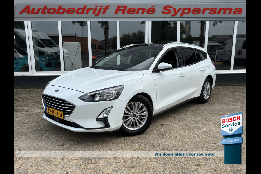 Ford FOCUS Wagon 1.0 EcoBoost Titanium Panodak | Stoel |Stuur Verwarming | Topstaat!