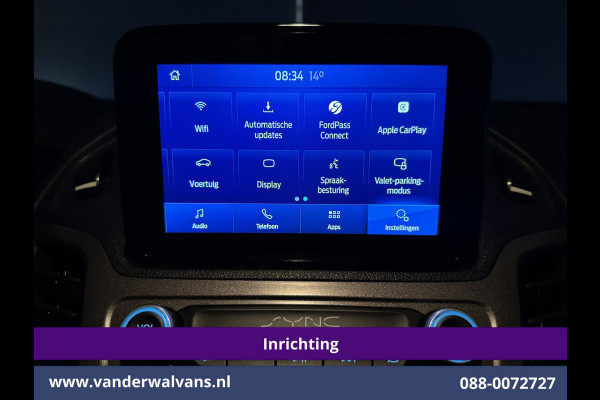 Ford Transit Connect 1.5 EcoBlue 120pk L1H1 Inrichting Euro6 Airco | Camera | LED | Cruisecontrol | Apple Carplay Stoelverwarming, Verwarmde voorruit, Parkeersensoren