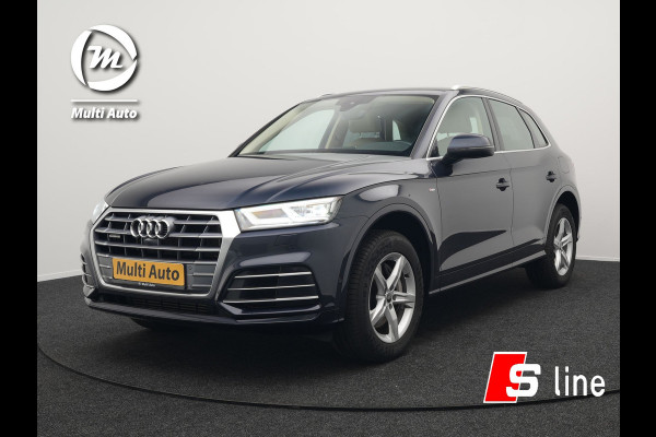 Audi Q5 50 TFSI e quattro S edition Plug In Hybrid 300pk Dealer O.H PHEV | 360 Camera  | Lederen Sportstoelen Memory & Verwarmd | Navigatie | Cruise Control | Keyless | DAB | Virtual |