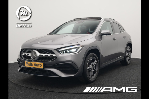 Mercedes-Benz GLA 250 e AMG Line Plug in Hybrid 218pk Dealer O.H | PHEV | Trekhaak af Fabriek | Panodak | Head Up| Adaptive Cruise | Apple Carplay | 360 camera | Sfeerverlichting | Lederen Sportstoelen Verwarmd | Widescreen Display | Navigatie | DAB |