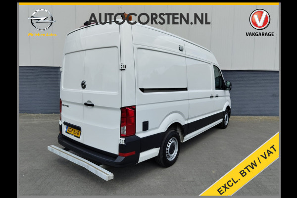 Volkswagen Crafter 2.0TDI L3H2 30 Airco Camera Navi Bluetooth EURO 6 Betonplex vloer Wandbekleding Schuifdeur 2.500kg trekvermogen keurige bus!