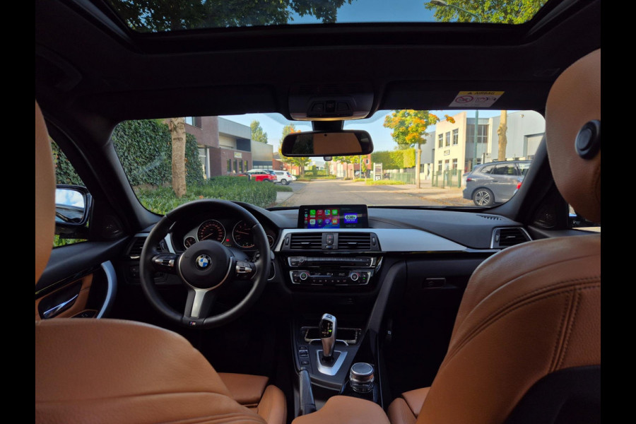 BMW 3-serie F31 M Sport Pano CarPlay H&Kardon NAP GARANTIE inbeg. Pre LCI Leder TOP STAAT Lease Inruil Mog.
