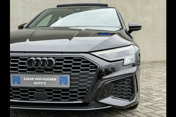 Audi A3 Sportback 40 TFSI e PHEV S Edition S-line 204pk S-Tronic! Panoramadak|Virtual Cockpit|Kuipstoelen|LED Matrix|Camera|Black Audi A3 Sportback 40 TFSI e PHEV S Edition S-line 204pk S-Tronic! Panoramadak|Virtual Cockpit|Kuipstoelen|LED Matrix|Camera|Black