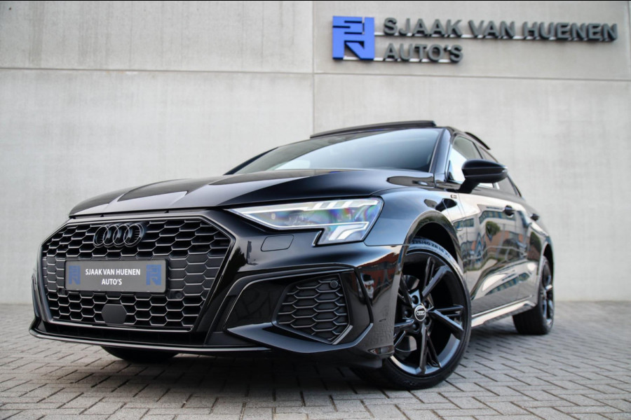 Audi A3 Sportback 40 TFSI e PHEV S Edition S-line 204pk S-Tronic! Panoramadak|Virtual Cockpit|Kuipstoelen|LED Matrix|Camera|Black