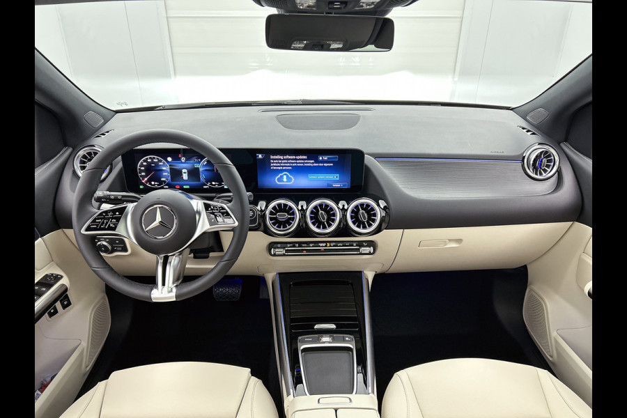 Mercedes-Benz B-Klasse 250 e Business Solution Luxury Line | Panoramaschuifdak | Trekhaak | GUARD 360 ° Vehicle protection Plus | Sierelementen in openporig lindehout zwart | Donkergetint glas achter | EASY PACK achterklep |