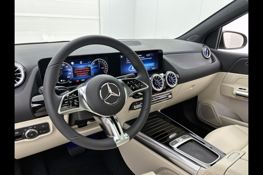 Mercedes-Benz B-Klasse 250 e Business Solution Luxury Line | Panoramaschuifdak | Trekhaak | GUARD 360 ° Vehicle protection Plus | Sierelementen in openporig lindehout zwart | Donkergetint glas achter | EASY PACK achterklep |
