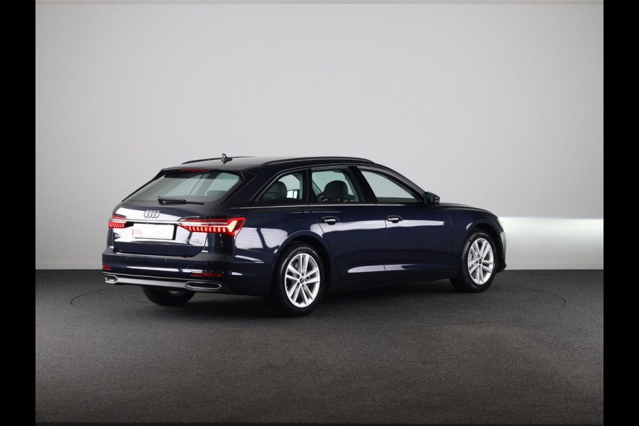 Audi A6 Avant 50 TFSI e quattro 299pk | Trekhaak wegklapbaar | Lederen bekleding | Electrisch verstelbare voorstoelen+geheugen bestuurdersstoel | Adaptieve cruise controle