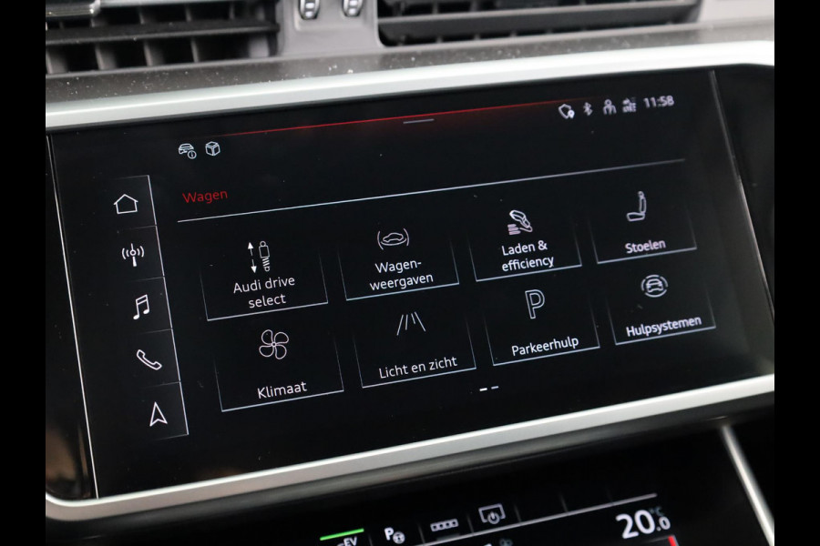 Audi A6 Avant 50 TFSI e quattro 299pk | Trekhaak wegklapbaar | Lederen bekleding | Electrisch verstelbare voorstoelen+geheugen bestuurdersstoel | Adaptieve cruise controle