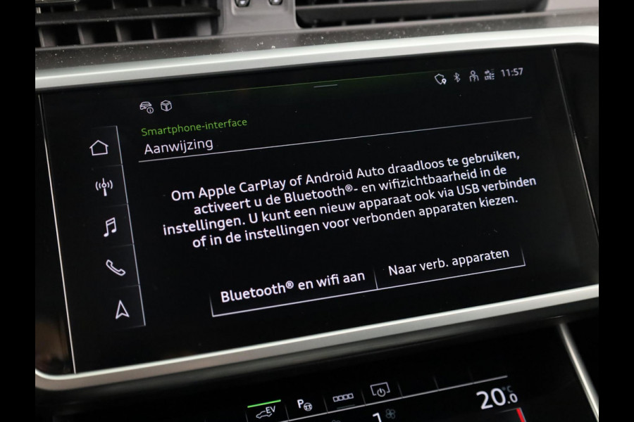 Audi A6 Avant 50 TFSI e quattro 299pk | Trekhaak wegklapbaar | Lederen bekleding | Electrisch verstelbare voorstoelen+geheugen bestuurdersstoel | Adaptieve cruise controle