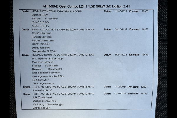 Opel Combo 1.5D 130 PK Euro 6 L2H1 Edition Trekhaak/CarPlay/navigatiesysteem