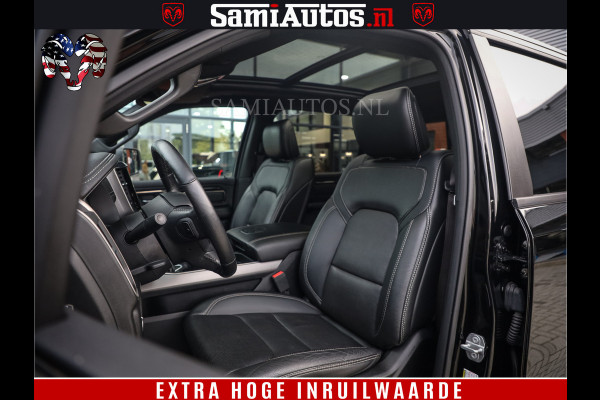 Dodge Ram 1500 SPORT BLACK EDITION | 4X4 5.7 V8 | VOL OPTIES | 360 CAMERA | APPLE CARPLAY | 3500KG | 22INCH NIGHT | FULL LED | ADAPTIVE CRUISE | MEMORY SEATS | LEDER | DUBBELE CABINE | CREWCAB Dodge Ram 1500 SPORT BLACK EDITION | 4X4 5.7 V8 | VOL OPTIES | 360 CAMERA | APPLE CARPLAY | 3500KG | 22INCH NIGHT | FULL LED | ADAPTIVE CRUISE | MEMORY SEATS | LEDER | DUBBELE CABINE | CREWCAB