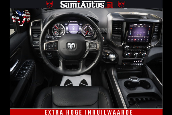 Dodge Ram 1500 SPORT BLACK EDITION | 4X4 5.7 V8 | VOL OPTIES | 360 CAMERA | APPLE CARPLAY | 3500KG | 22INCH NIGHT | FULL LED | ADAPTIVE CRUISE | MEMORY SEATS | LEDER | DUBBELE CABINE | CREWCAB Dodge Ram 1500 SPORT BLACK EDITION | 4X4 5.7 V8 | VOL OPTIES | 360 CAMERA | APPLE CARPLAY | 3500KG | 22INCH NIGHT | FULL LED | ADAPTIVE CRUISE | MEMORY SEATS | LEDER | DUBBELE CABINE | CREWCAB
