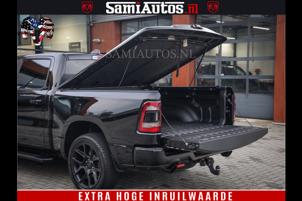 Dodge Ram 1500 SPORT BLACK EDITION | 4X4 5.7 V8 | VOL OPTIES | 360 CAMERA | APPLE CARPLAY | 3500KG | 22INCH NIGHT | FULL LED | ADAPTIVE CRUISE | MEMORY SEATS | LEDER | DUBBELE CABINE | CREWCAB Dodge Ram 1500 SPORT BLACK EDITION | 4X4 5.7 V8 | VOL OPTIES | 360 CAMERA | APPLE CARPLAY | 3500KG | 22INCH NIGHT | FULL LED | ADAPTIVE CRUISE | MEMORY SEATS | LEDER | DUBBELE CABINE | CREWCAB