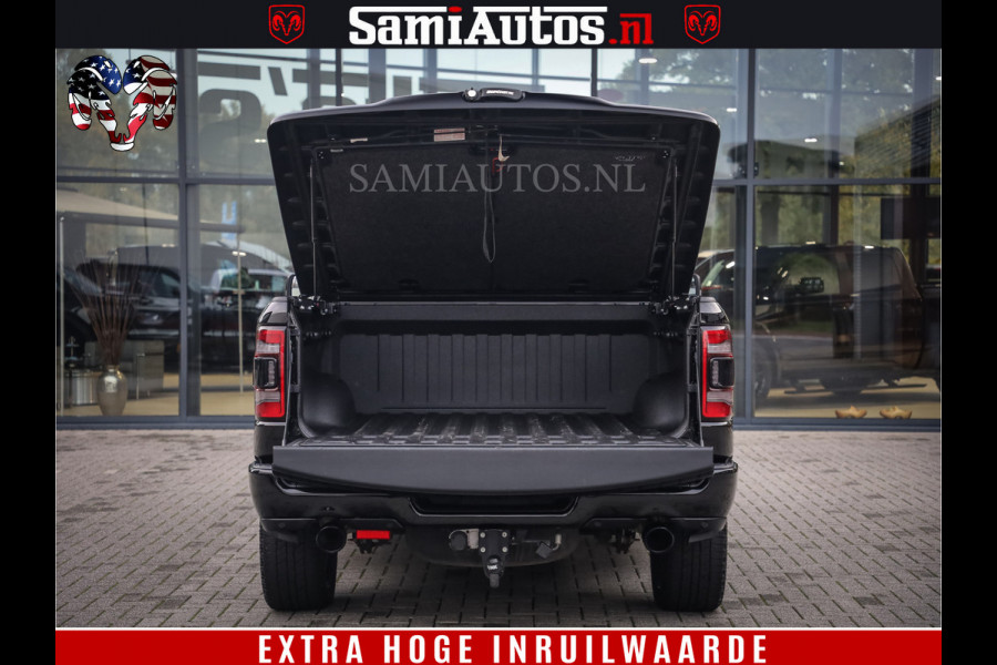 Dodge Ram 1500 SPORT BLACK EDITION | 4X4 5.7 V8 | VOL OPTIES | 360 CAMERA | APPLE CARPLAY | 3500KG | 22INCH NIGHT | FULL LED | ADAPTIVE CRUISE | MEMORY SEATS | LEDER | DUBBELE CABINE | CREWCAB Dodge Ram 1500 SPORT BLACK EDITION | 4X4 5.7 V8 | VOL OPTIES | 360 CAMERA | APPLE CARPLAY | 3500KG | 22INCH NIGHT | FULL LED | ADAPTIVE CRUISE | MEMORY SEATS | LEDER | DUBBELE CABINE | CREWCAB