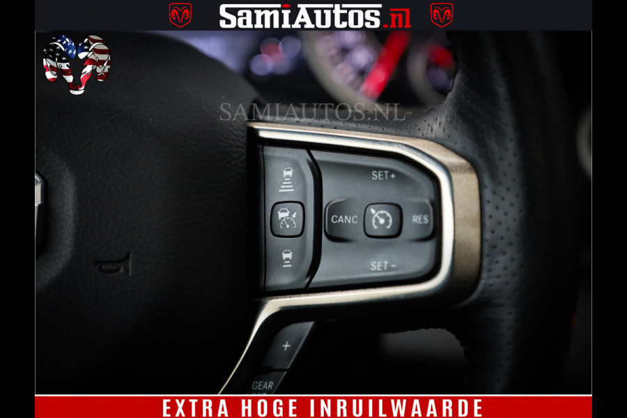 Dodge Ram 1500 SPORT BLACK EDITION | 4X4 5.7 V8 | VOL OPTIES | 360 CAMERA | APPLE CARPLAY | 3500KG | 22INCH NIGHT | FULL LED | ADAPTIVE CRUISE | MEMORY SEATS | LEDER | DUBBELE CABINE | CREWCAB Dodge Ram 1500 SPORT BLACK EDITION | 4X4 5.7 V8 | VOL OPTIES | 360 CAMERA | APPLE CARPLAY | 3500KG | 22INCH NIGHT | FULL LED | ADAPTIVE CRUISE | MEMORY SEATS | LEDER | DUBBELE CABINE | CREWCAB