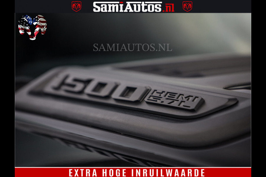 Dodge Ram 1500 SPORT BLACK EDITION | 4X4 5.7 V8 | VOL OPTIES | 360 CAMERA | APPLE CARPLAY | 3500KG | 22INCH NIGHT | FULL LED | ADAPTIVE CRUISE | MEMORY SEATS | LEDER | DUBBELE CABINE | CREWCAB Dodge Ram 1500 SPORT BLACK EDITION | 4X4 5.7 V8 | VOL OPTIES | 360 CAMERA | APPLE CARPLAY | 3500KG | 22INCH NIGHT | FULL LED | ADAPTIVE CRUISE | MEMORY SEATS | LEDER | DUBBELE CABINE | CREWCAB