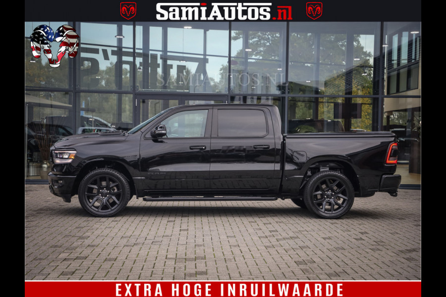 Dodge Ram 1500 SPORT BLACK EDITION | 4X4 5.7 V8 | VOL OPTIES | 360 CAMERA | APPLE CARPLAY | 3500KG | 22INCH NIGHT | FULL LED | ADAPTIVE CRUISE | MEMORY SEATS | LEDER | DUBBELE CABINE | CREWCAB Dodge Ram 1500 SPORT BLACK EDITION | 4X4 5.7 V8 | VOL OPTIES | 360 CAMERA | APPLE CARPLAY | 3500KG | 22INCH NIGHT | FULL LED | ADAPTIVE CRUISE | MEMORY SEATS | LEDER | DUBBELE CABINE | CREWCAB