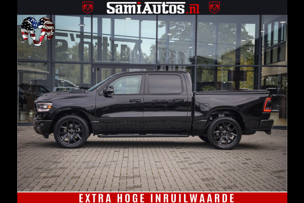 Dodge Ram 1500 SPORT BLACK EDITION | 4X4 5.7 V8 | VOL OPTIES | 360 CAMERA | APPLE CARPLAY | 3500KG | 22INCH NIGHT | FULL LED | ADAPTIVE CRUISE | MEMORY SEATS | LEDER | DUBBELE CABINE | CREWCAB Dodge Ram 1500 SPORT BLACK EDITION | 4X4 5.7 V8 | VOL OPTIES | 360 CAMERA | APPLE CARPLAY | 3500KG | 22INCH NIGHT | FULL LED | ADAPTIVE CRUISE | MEMORY SEATS | LEDER | DUBBELE CABINE | CREWCAB