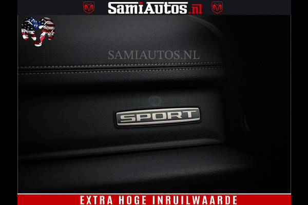 Dodge Ram 1500 SPORT BLACK EDITION | 4X4 5.7 V8 | VOL OPTIES | 360 CAMERA | APPLE CARPLAY | 3500KG | 22INCH NIGHT | FULL LED | ADAPTIVE CRUISE | MEMORY SEATS | LEDER | DUBBELE CABINE | CREWCAB Dodge Ram 1500 SPORT BLACK EDITION | 4X4 5.7 V8 | VOL OPTIES | 360 CAMERA | APPLE CARPLAY | 3500KG | 22INCH NIGHT | FULL LED | ADAPTIVE CRUISE | MEMORY SEATS | LEDER | DUBBELE CABINE | CREWCAB