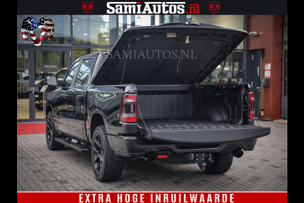 Dodge Ram 1500 SPORT BLACK EDITION | 4X4 5.7 V8 | VOL OPTIES | 360 CAMERA | APPLE CARPLAY | 3500KG | 22INCH NIGHT | FULL LED | ADAPTIVE CRUISE | MEMORY SEATS | LEDER | DUBBELE CABINE | CREWCAB Dodge Ram 1500 SPORT BLACK EDITION | 4X4 5.7 V8 | VOL OPTIES | 360 CAMERA | APPLE CARPLAY | 3500KG | 22INCH NIGHT | FULL LED | ADAPTIVE CRUISE | MEMORY SEATS | LEDER | DUBBELE CABINE | CREWCAB