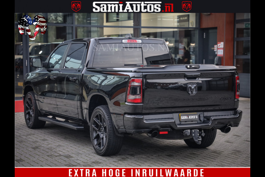 Dodge Ram 1500 SPORT BLACK EDITION | 4X4 5.7 V8 | VOL OPTIES | 360 CAMERA | APPLE CARPLAY | 3500KG | 22INCH NIGHT | FULL LED | ADAPTIVE CRUISE | MEMORY SEATS | LEDER | DUBBELE CABINE | CREWCAB Dodge Ram 1500 SPORT BLACK EDITION | 4X4 5.7 V8 | VOL OPTIES | 360 CAMERA | APPLE CARPLAY | 3500KG | 22INCH NIGHT | FULL LED | ADAPTIVE CRUISE | MEMORY SEATS | LEDER | DUBBELE CABINE | CREWCAB