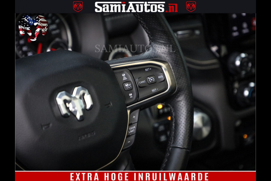 Dodge Ram 1500 SPORT BLACK EDITION | 4X4 5.7 V8 | VOL OPTIES | 360 CAMERA | APPLE CARPLAY | 3500KG | 22INCH NIGHT | FULL LED | ADAPTIVE CRUISE | MEMORY SEATS | LEDER | DUBBELE CABINE | CREWCAB Dodge Ram 1500 SPORT BLACK EDITION | 4X4 5.7 V8 | VOL OPTIES | 360 CAMERA | APPLE CARPLAY | 3500KG | 22INCH NIGHT | FULL LED | ADAPTIVE CRUISE | MEMORY SEATS | LEDER | DUBBELE CABINE | CREWCAB