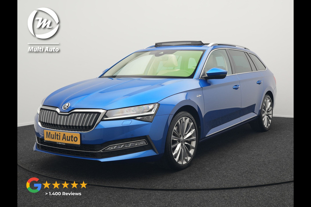 Škoda Superb Combi 1.4 TSI iV Laurin & Klement Plug In Hybrid 218pk Dealer O.H PHEV | Panodak | Adaptive Cruise | Lederen Stoelen Memory & Massage & Ventilatie | Canton Audio | Apple Carplay | Stuur & Stoelen Verwarmd | Keyless | Virtual | Navigatie | DAB | Škoda Superb Combi 1.4 TSI iV Laurin & Klement Plug In Hybrid 218pk Dealer O.H PHEV | Panodak | Adaptive Cruise | Lederen Stoelen Memory & Massage & Ventilatie | Canton Audio | Apple Carplay | Stuur & Stoelen Verwarmd | Keyless | Virtual | Navigatie | DAB |