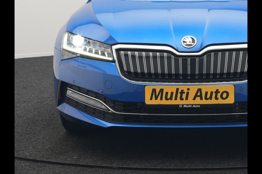Škoda Superb Combi 1.4 TSI iV Laurin & Klement Plug In Hybrid 218pk Dealer O.H PHEV | Panodak | Adaptive Cruise | Lederen Stoelen Memory & Massage & Ventilatie | Canton Audio | Apple Carplay | Stuur & Stoelen Verwarmd | Keyless | Virtual | Navigatie | DAB |