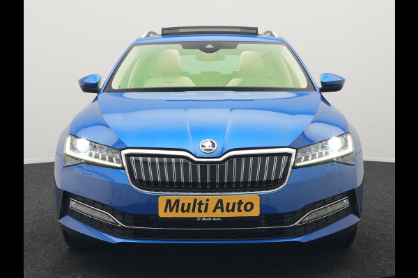 Škoda Superb Combi 1.4 TSI iV Laurin & Klement Plug In Hybrid 218pk Dealer O.H PHEV | Panodak | Adaptive Cruise | Lederen Stoelen Memory & Massage & Ventilatie | Canton Audio | Apple Carplay | Stuur & Stoelen Verwarmd | Keyless | Virtual | Navigatie | DAB |