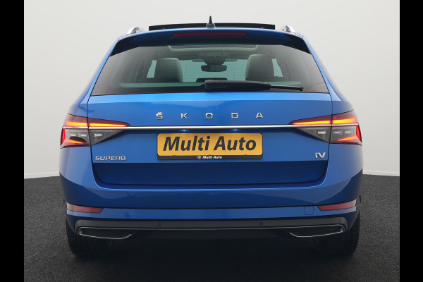 Škoda Superb Combi 1.4 TSI iV Laurin & Klement Plug In Hybrid 218pk Dealer O.H PHEV | Panodak | Adaptive Cruise | Lederen Stoelen Memory & Massage & Ventilatie | Canton Audio | Apple Carplay | Stuur & Stoelen Verwarmd | Keyless | Virtual | Navigatie | DAB |