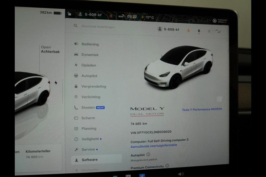 Tesla Model Y Performance AWD 75 kWh AUTOPILOT | LEDER | PANO | TESLA GARANTIE T/M 6-2026 Tesla Model Y Performance AWD 75 kWh AUTOPILOT | LEDER | PANO | TESLA GARANTIE T/M 6-2026