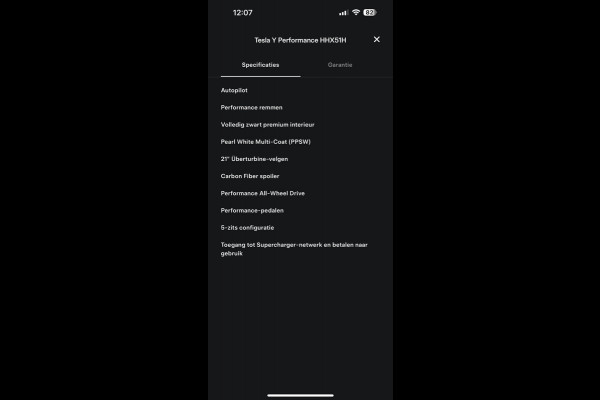 Tesla Model Y Performance AWD 75 kWh AUTOPILOT | LEDER | PANO | TESLA GARANTIE T/M 6-2026 Tesla Model Y Performance AWD 75 kWh AUTOPILOT | LEDER | PANO | TESLA GARANTIE T/M 6-2026