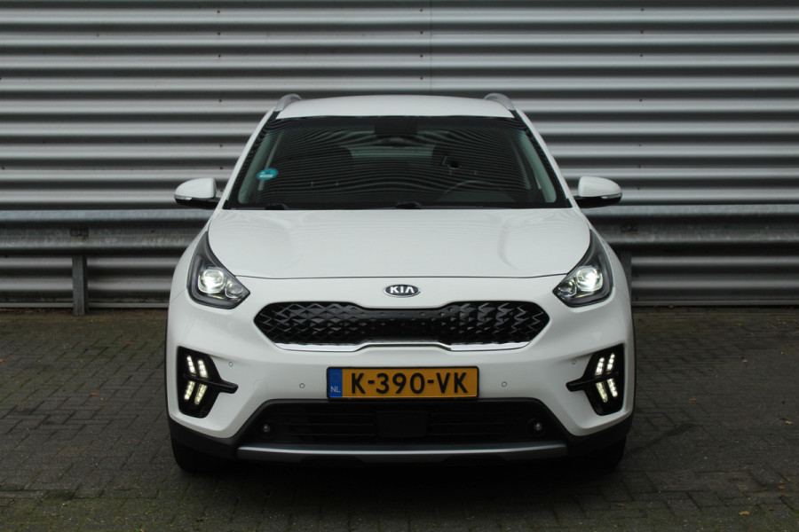 Kia Niro 1.6 GDi Hybrid 141pk DynamicPlusLine DCT6 NL-Auto NAP Clima Cruise Navi Camera Carplay 16"LMV Leder Afn. Trekhaak 1300kg