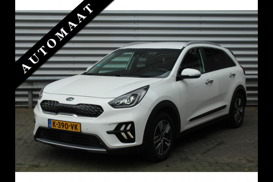 Kia Niro 1.6 GDi Hybrid 141pk DynamicPlusLine DCT6 NL-Auto NAP Clima Cruise Navi Camera Carplay 16"LMV Leder Afn. Trekhaak 1300kg